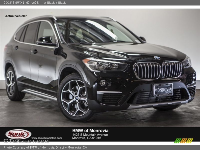 Jet Black / Black 2016 BMW X1 xDrive28i