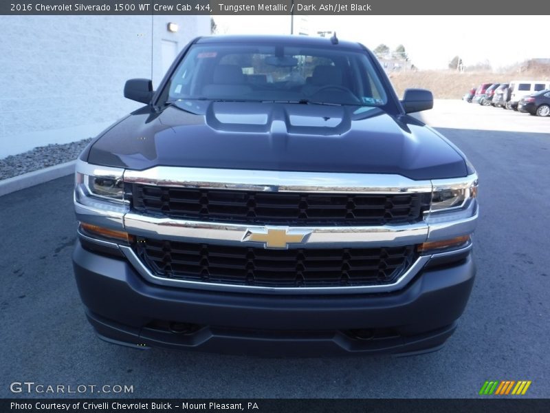 Tungsten Metallic / Dark Ash/Jet Black 2016 Chevrolet Silverado 1500 WT Crew Cab 4x4