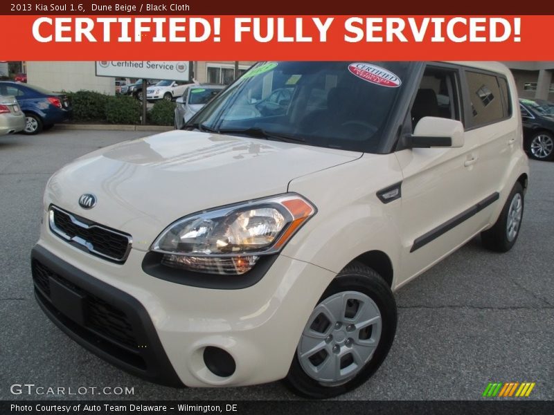 Dune Beige / Black Cloth 2013 Kia Soul 1.6