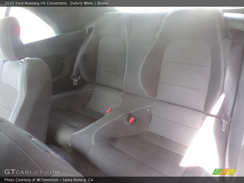 Oxford White / Ebony 2015 Ford Mustang V6 Convertible