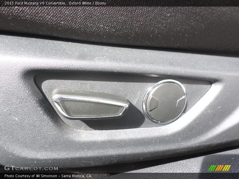 Oxford White / Ebony 2015 Ford Mustang V6 Convertible