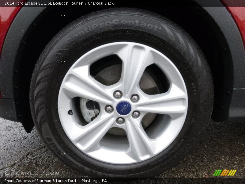 Sunset / Charcoal Black 2014 Ford Escape SE 1.6L EcoBoost