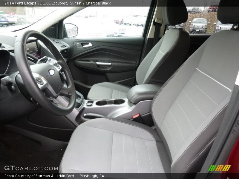 Sunset / Charcoal Black 2014 Ford Escape SE 1.6L EcoBoost