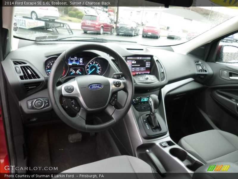 Sunset / Charcoal Black 2014 Ford Escape SE 1.6L EcoBoost