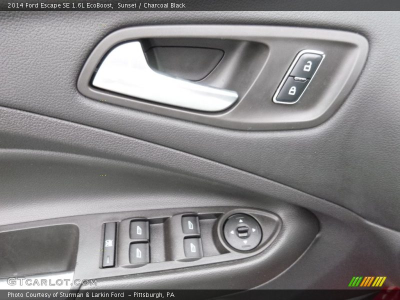 Sunset / Charcoal Black 2014 Ford Escape SE 1.6L EcoBoost