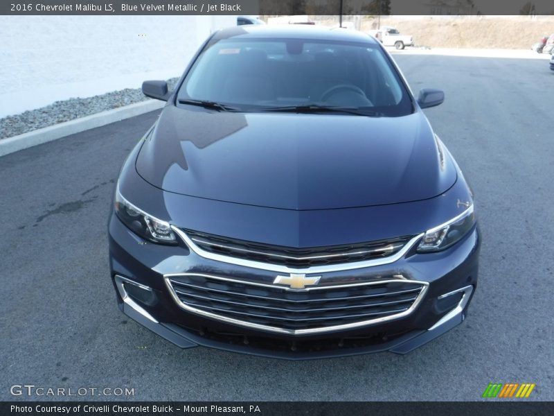 Blue Velvet Metallic / Jet Black 2016 Chevrolet Malibu LS