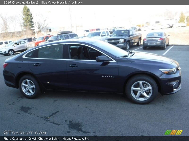 Blue Velvet Metallic / Jet Black 2016 Chevrolet Malibu LS