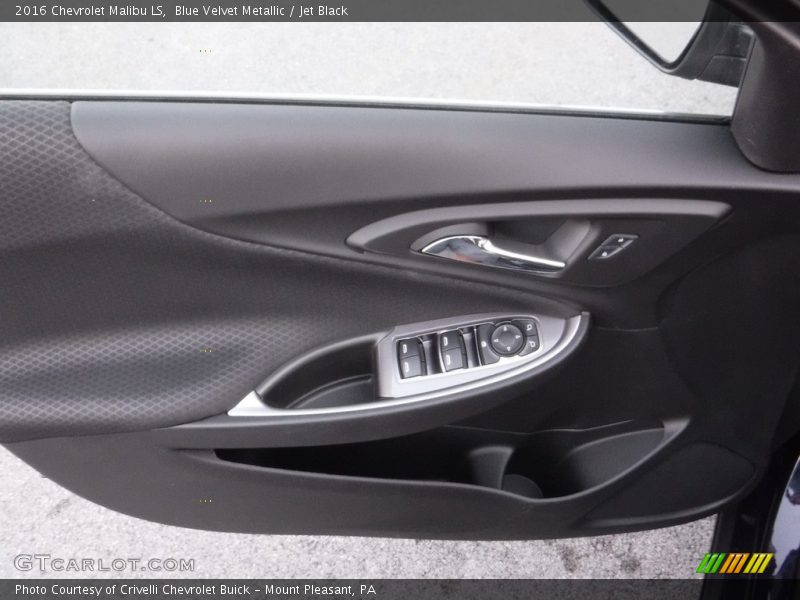 Blue Velvet Metallic / Jet Black 2016 Chevrolet Malibu LS