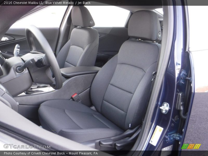 Blue Velvet Metallic / Jet Black 2016 Chevrolet Malibu LS
