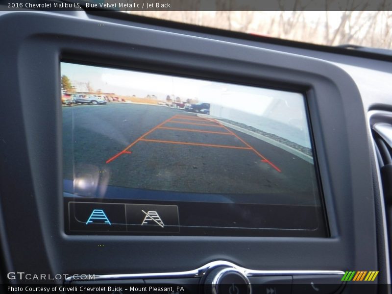 Blue Velvet Metallic / Jet Black 2016 Chevrolet Malibu LS