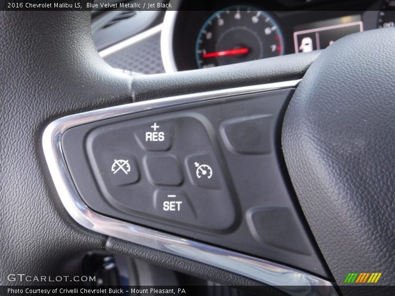 Blue Velvet Metallic / Jet Black 2016 Chevrolet Malibu LS