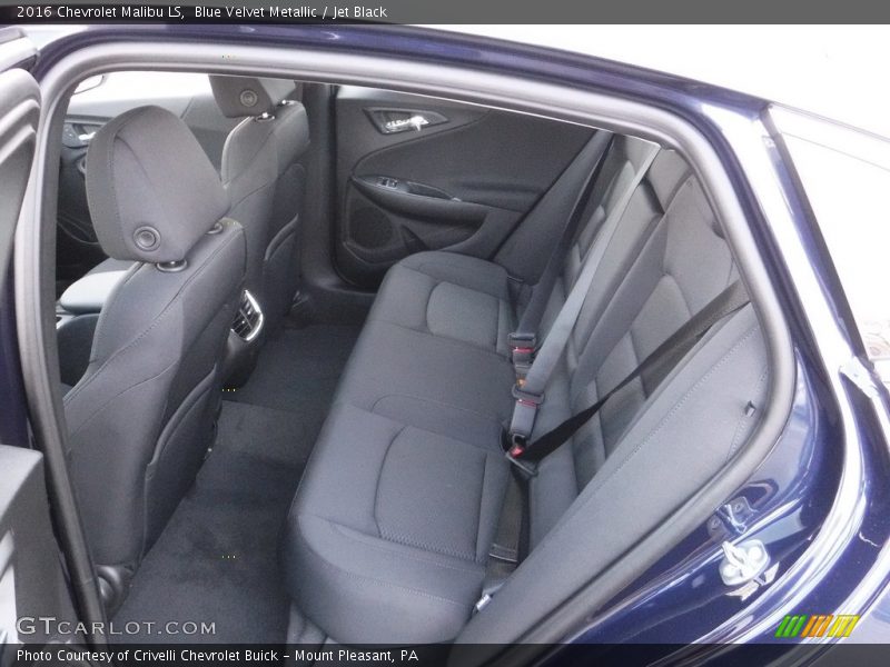 Blue Velvet Metallic / Jet Black 2016 Chevrolet Malibu LS