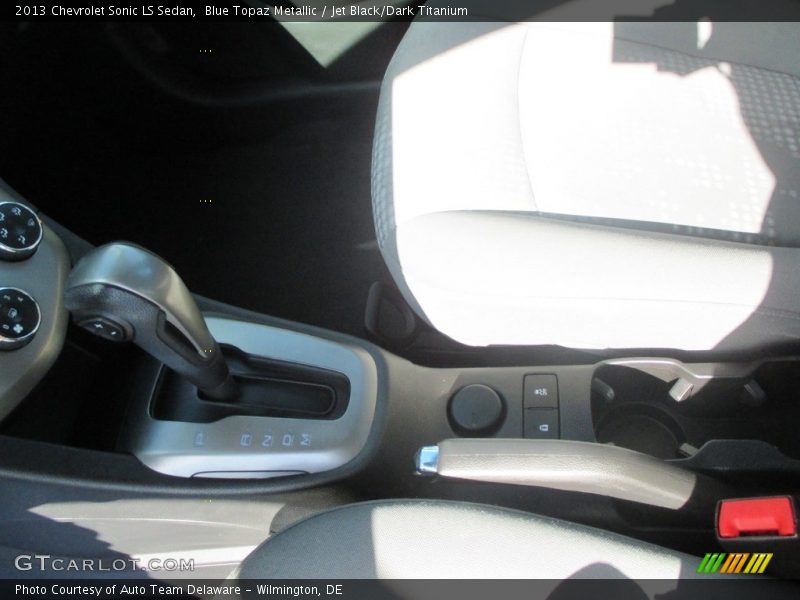 Blue Topaz Metallic / Jet Black/Dark Titanium 2013 Chevrolet Sonic LS Sedan