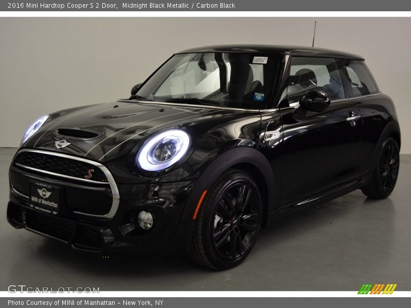 Midnight Black Metallic / Carbon Black 2016 Mini Hardtop Cooper S 2 Door