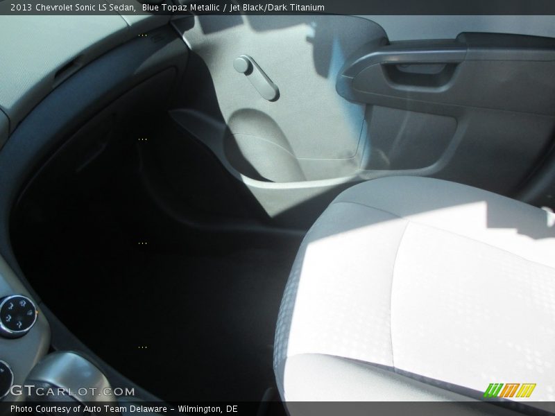 Blue Topaz Metallic / Jet Black/Dark Titanium 2013 Chevrolet Sonic LS Sedan