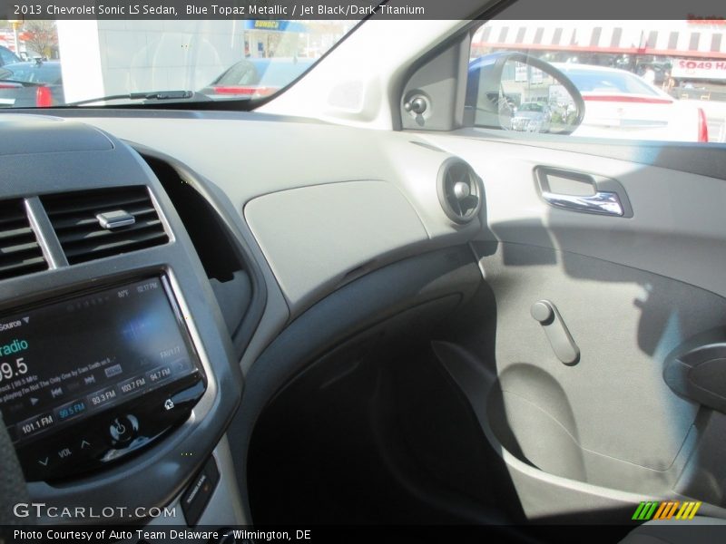 Blue Topaz Metallic / Jet Black/Dark Titanium 2013 Chevrolet Sonic LS Sedan