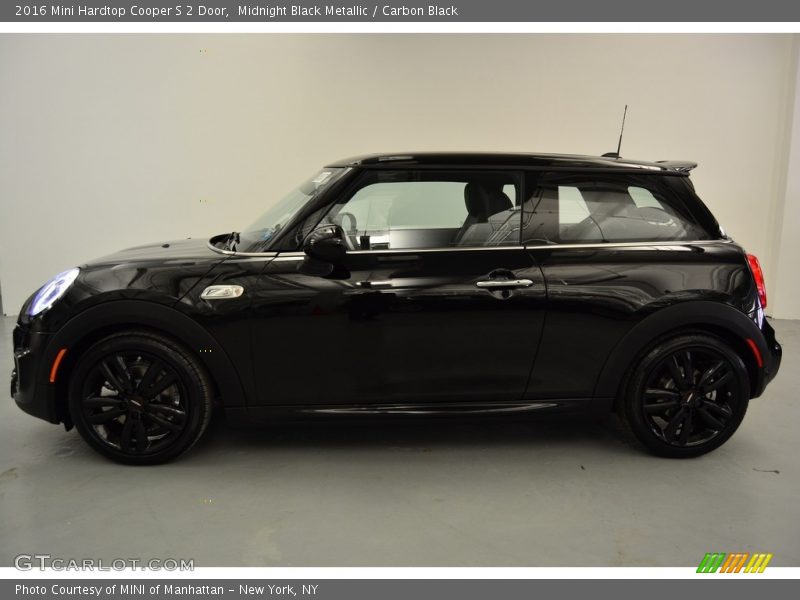 Midnight Black Metallic / Carbon Black 2016 Mini Hardtop Cooper S 2 Door
