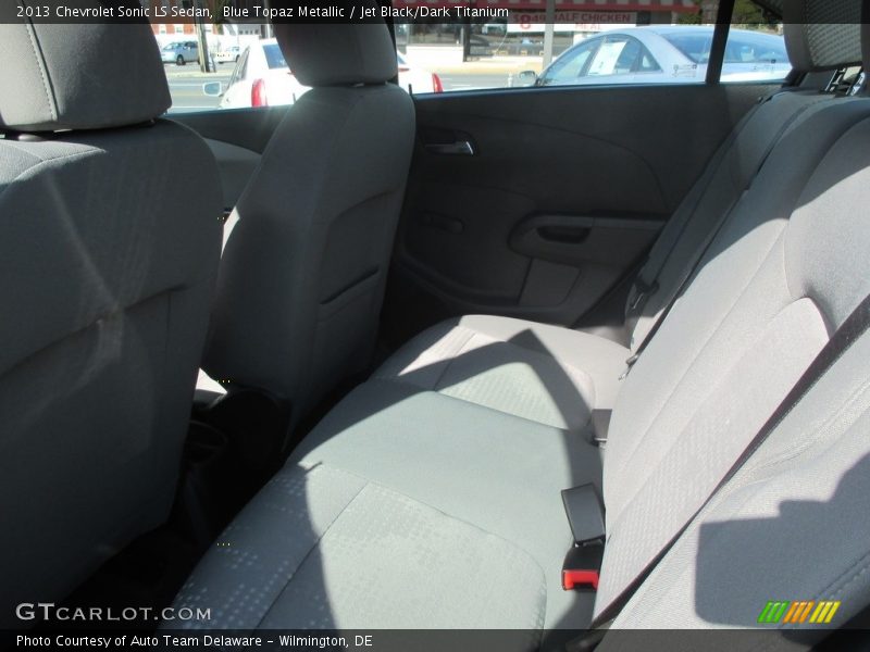 Blue Topaz Metallic / Jet Black/Dark Titanium 2013 Chevrolet Sonic LS Sedan