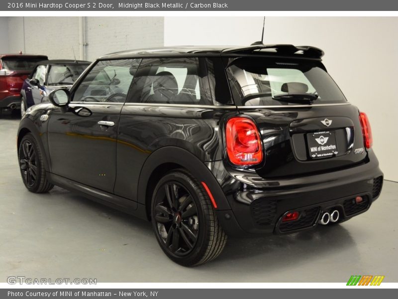 Midnight Black Metallic / Carbon Black 2016 Mini Hardtop Cooper S 2 Door
