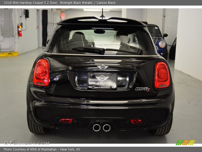Midnight Black Metallic / Carbon Black 2016 Mini Hardtop Cooper S 2 Door