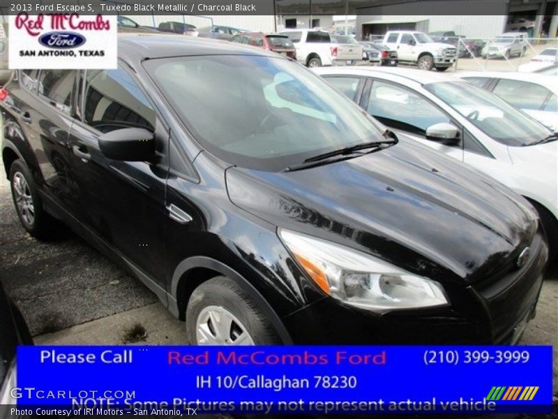 Tuxedo Black Metallic / Charcoal Black 2013 Ford Escape S
