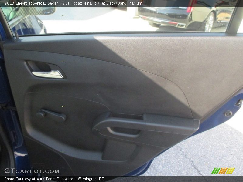 Blue Topaz Metallic / Jet Black/Dark Titanium 2013 Chevrolet Sonic LS Sedan