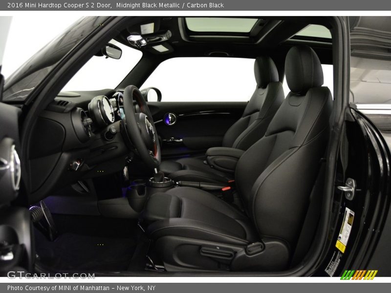 Midnight Black Metallic / Carbon Black 2016 Mini Hardtop Cooper S 2 Door