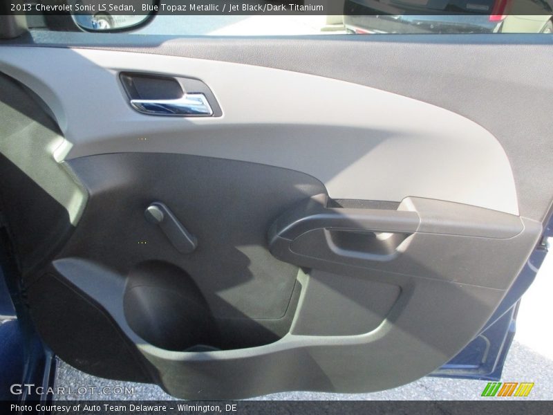 Blue Topaz Metallic / Jet Black/Dark Titanium 2013 Chevrolet Sonic LS Sedan