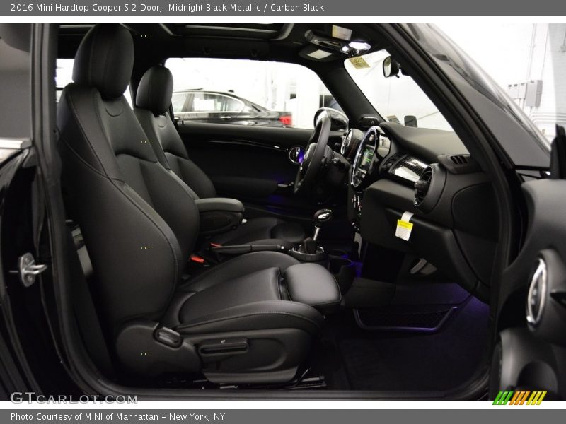 Midnight Black Metallic / Carbon Black 2016 Mini Hardtop Cooper S 2 Door