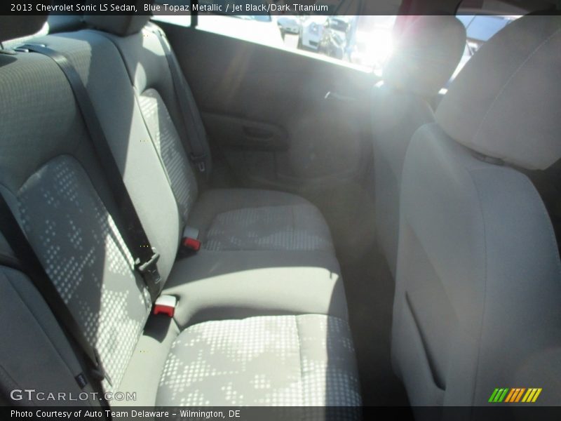Blue Topaz Metallic / Jet Black/Dark Titanium 2013 Chevrolet Sonic LS Sedan