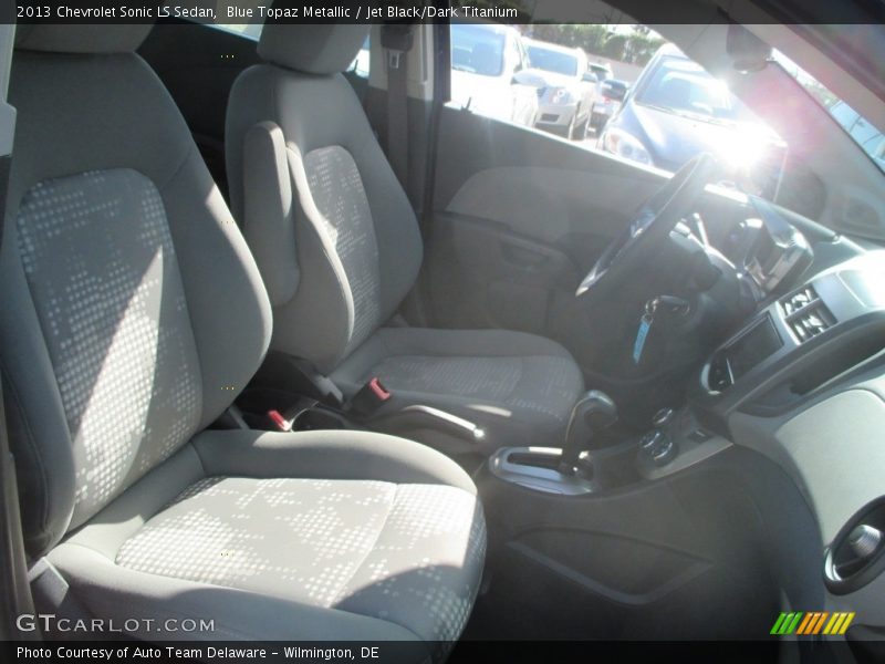 Blue Topaz Metallic / Jet Black/Dark Titanium 2013 Chevrolet Sonic LS Sedan