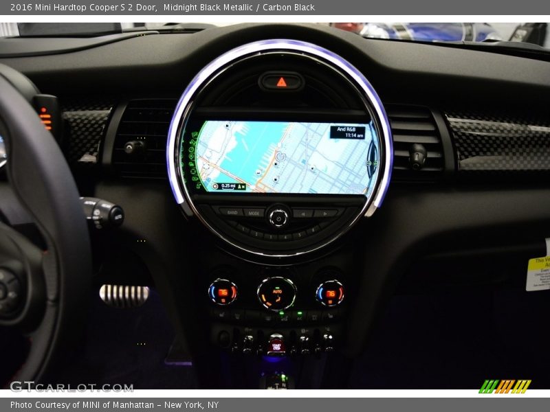 Midnight Black Metallic / Carbon Black 2016 Mini Hardtop Cooper S 2 Door