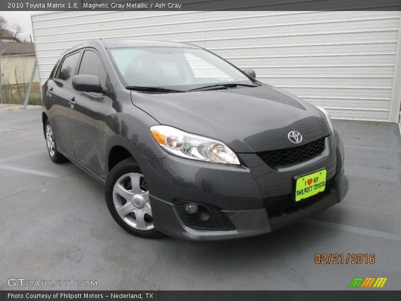Magnetic Gray Metallic / Ash Gray 2010 Toyota Matrix 1.8