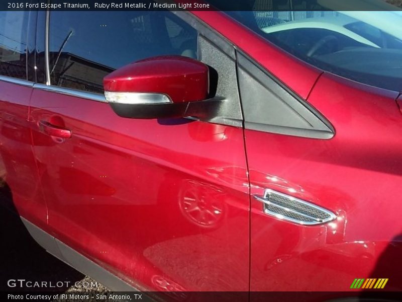 Ruby Red Metallic / Medium Light Stone 2016 Ford Escape Titanium