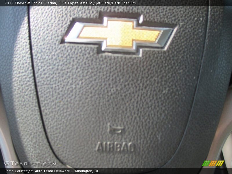 Blue Topaz Metallic / Jet Black/Dark Titanium 2013 Chevrolet Sonic LS Sedan