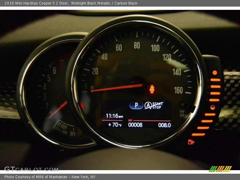 Midnight Black Metallic / Carbon Black 2016 Mini Hardtop Cooper S 2 Door