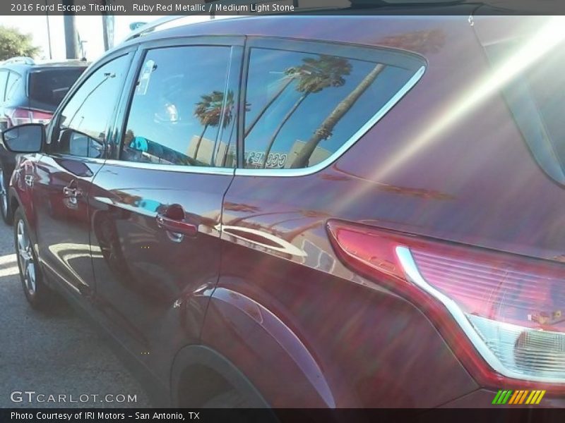 Ruby Red Metallic / Medium Light Stone 2016 Ford Escape Titanium