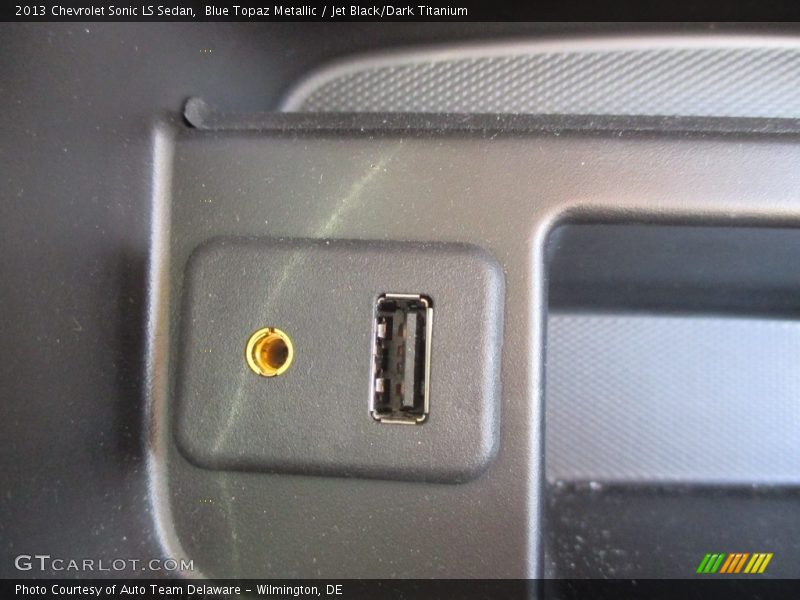 Blue Topaz Metallic / Jet Black/Dark Titanium 2013 Chevrolet Sonic LS Sedan