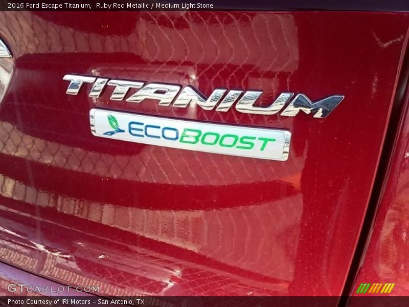 Ruby Red Metallic / Medium Light Stone 2016 Ford Escape Titanium