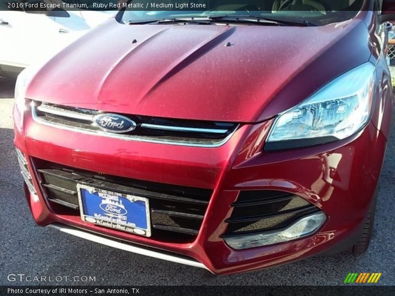 Ruby Red Metallic / Medium Light Stone 2016 Ford Escape Titanium