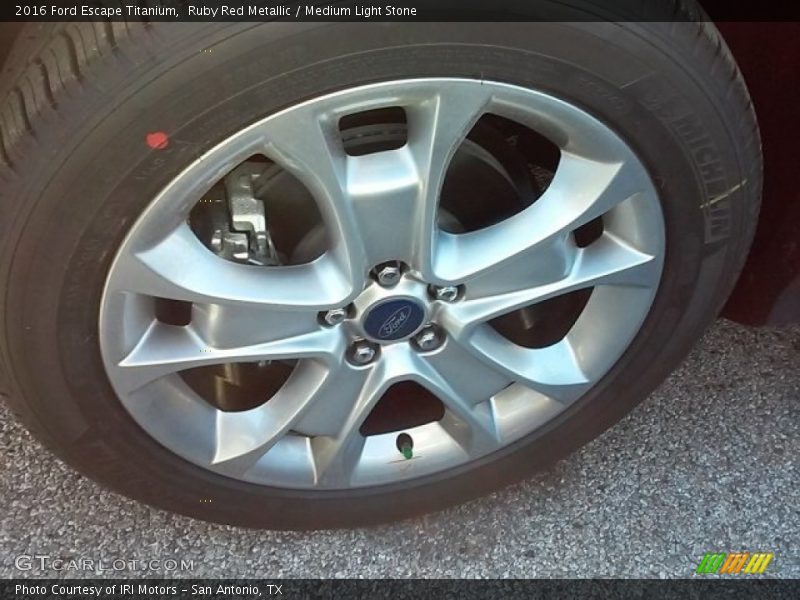Ruby Red Metallic / Medium Light Stone 2016 Ford Escape Titanium