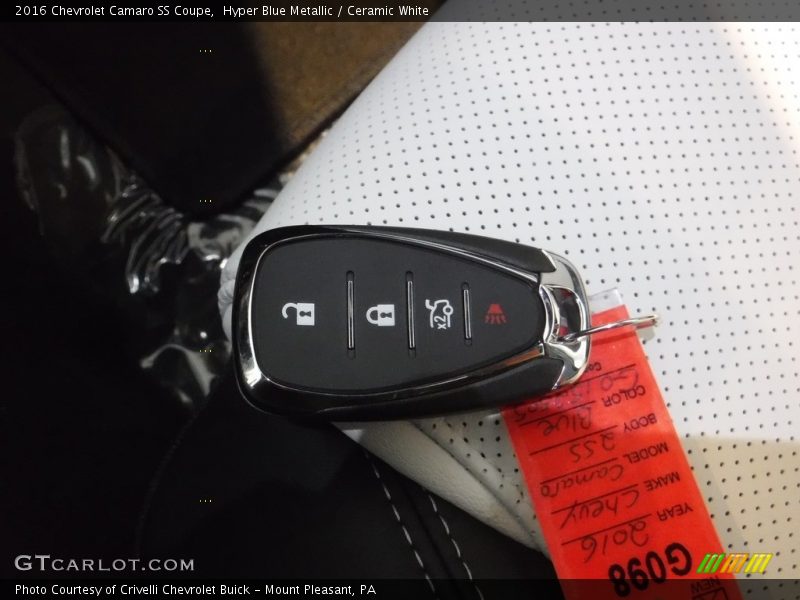 Keys of 2016 Camaro SS Coupe