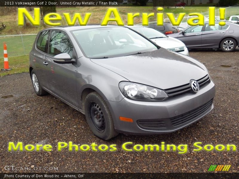 United Gray Metallic / Titan Black 2013 Volkswagen Golf 2 Door