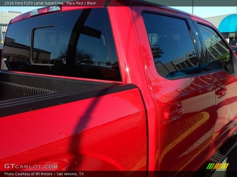 Race Red / Black 2016 Ford F150 Lariat SuperCrew