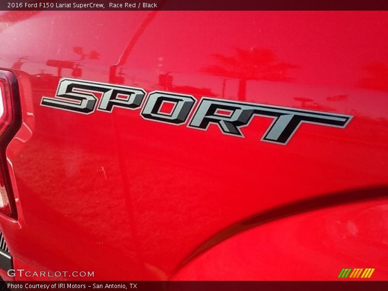 Race Red / Black 2016 Ford F150 Lariat SuperCrew