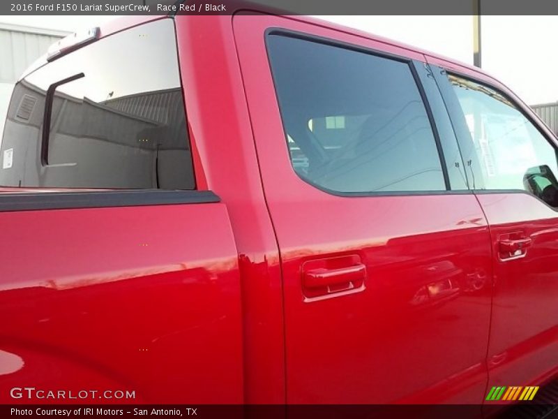Race Red / Black 2016 Ford F150 Lariat SuperCrew