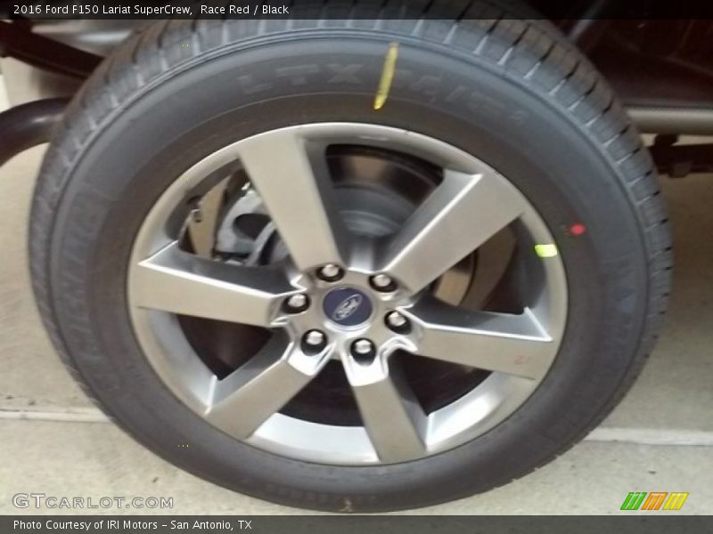 Race Red / Black 2016 Ford F150 Lariat SuperCrew