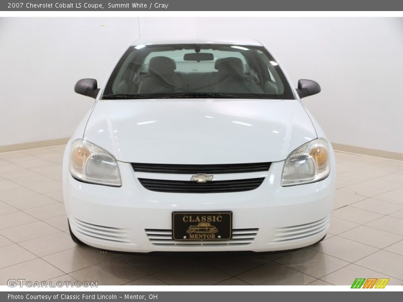 Summit White / Gray 2007 Chevrolet Cobalt LS Coupe