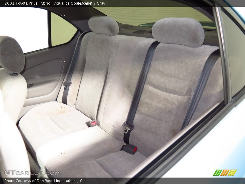 Aqua Ice Opalescenet / Gray 2001 Toyota Prius Hybrid
