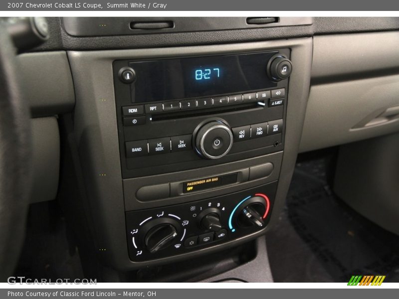 Summit White / Gray 2007 Chevrolet Cobalt LS Coupe